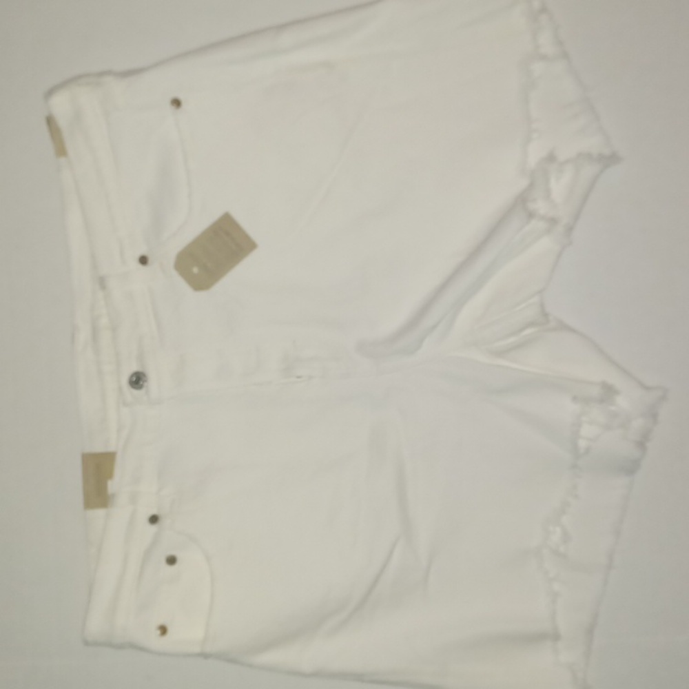 Levi's 501 Button-Fly Shorts White Size-18W NWT - Picture 4 of 5